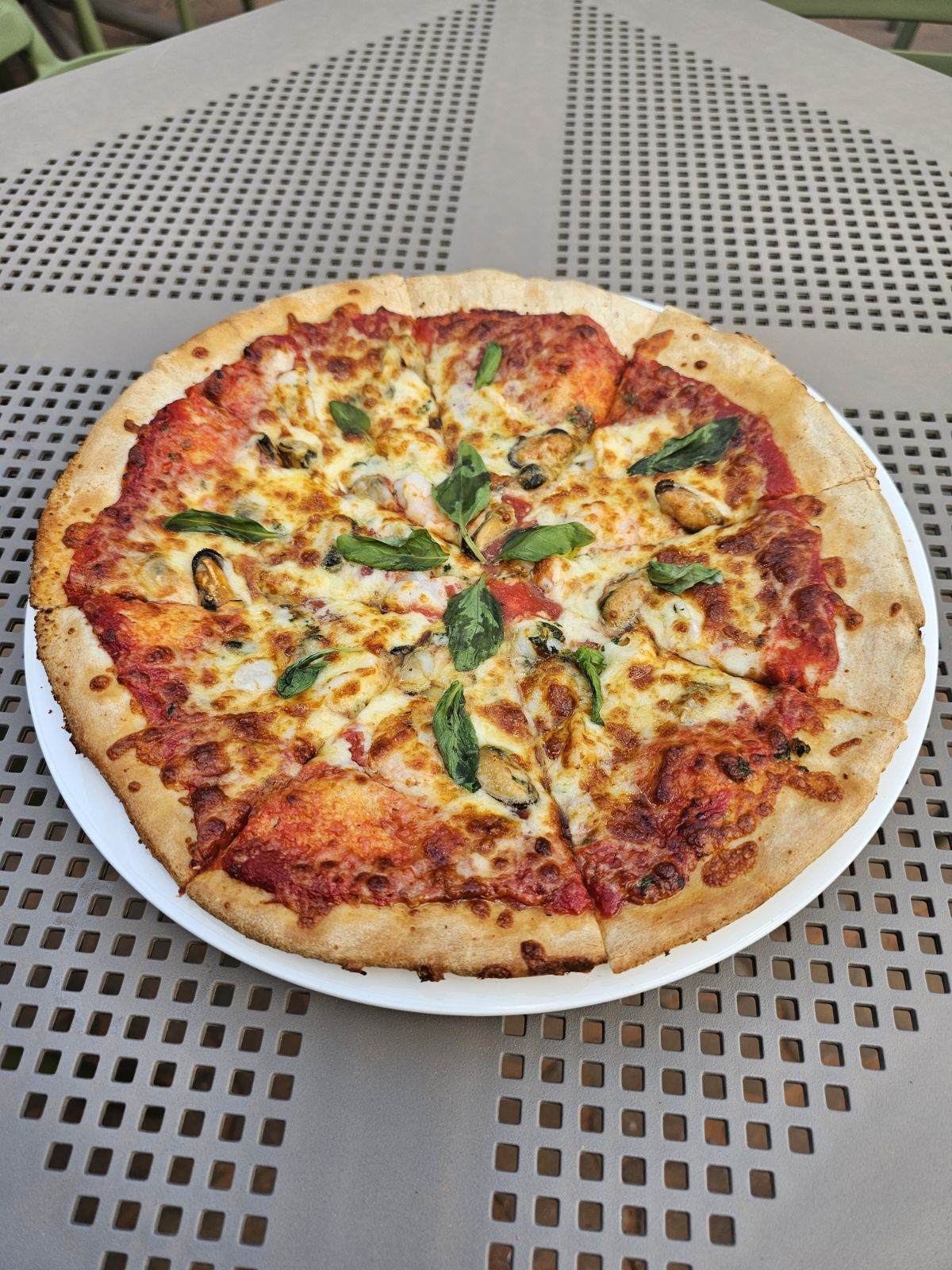 Seafood marinara Pizza